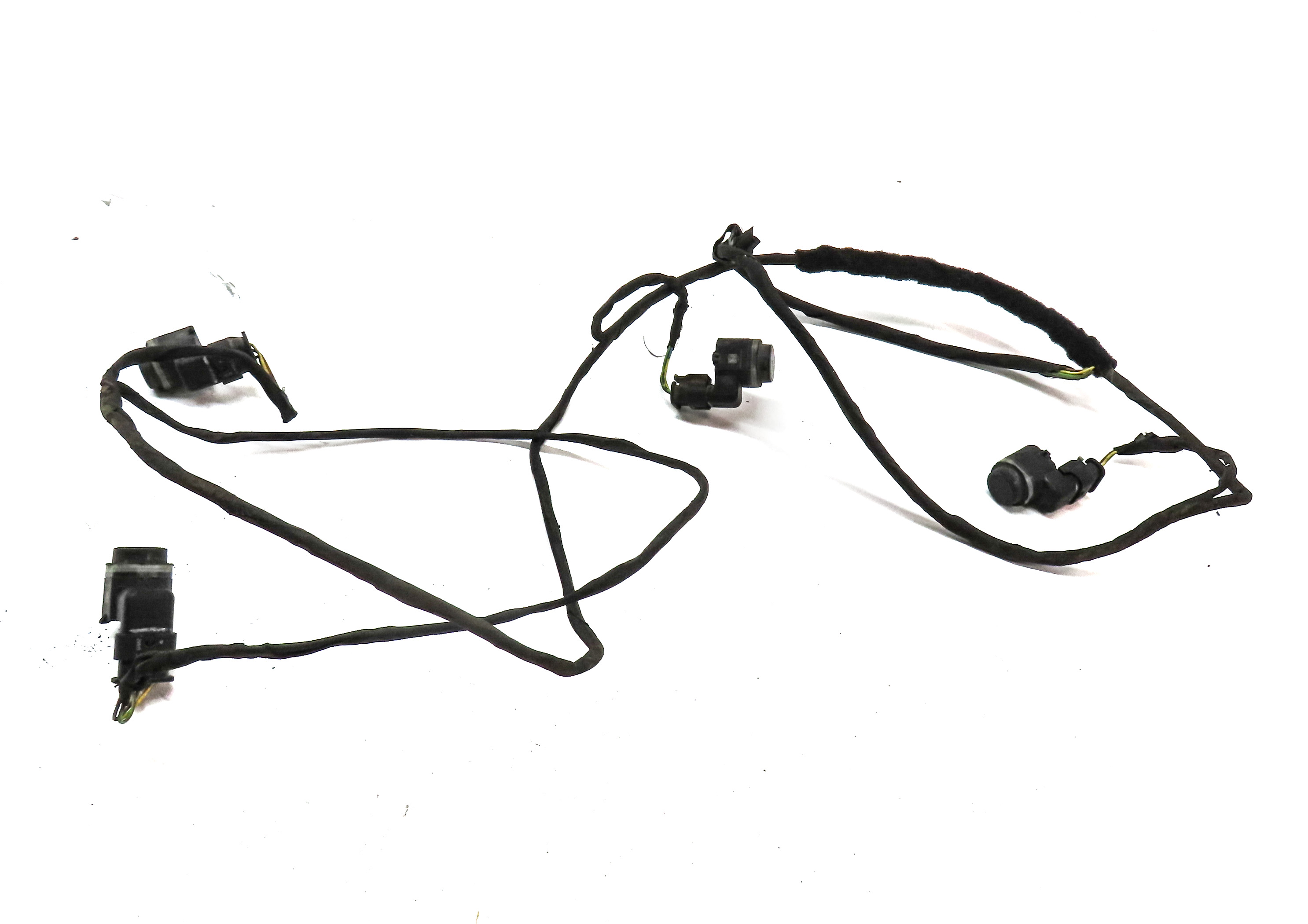 2014 BMW 535Xi (F10) REAR PARK ASSIST PDC DISTANCE CONTROL SENSOR SET/4 (BLACK) — exact item pictured
